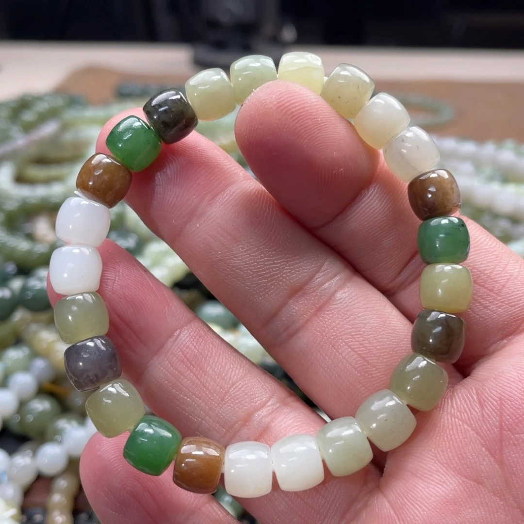 和田玉手链未镶嵌