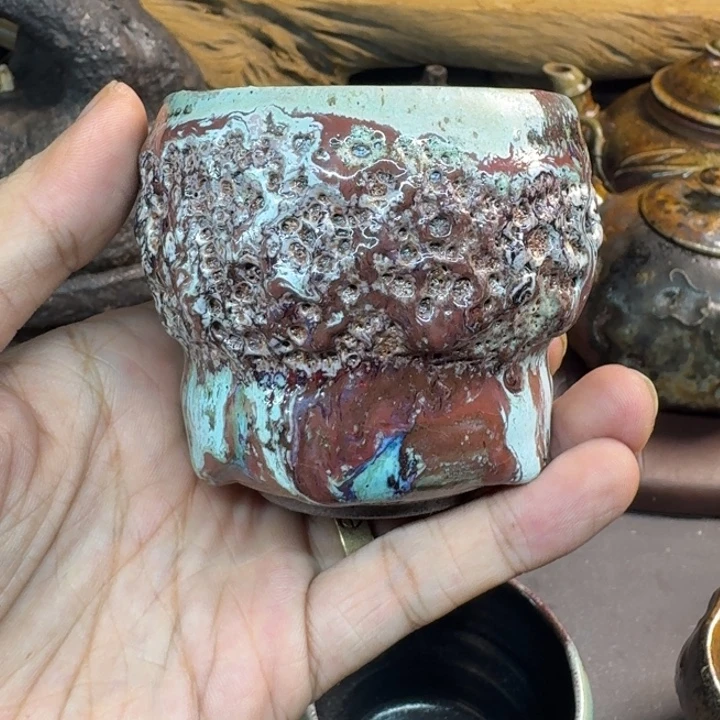 杨树手作虫蛀主人杯