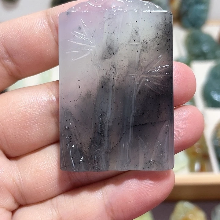 岫玉吊坠(不含链)未镶嵌