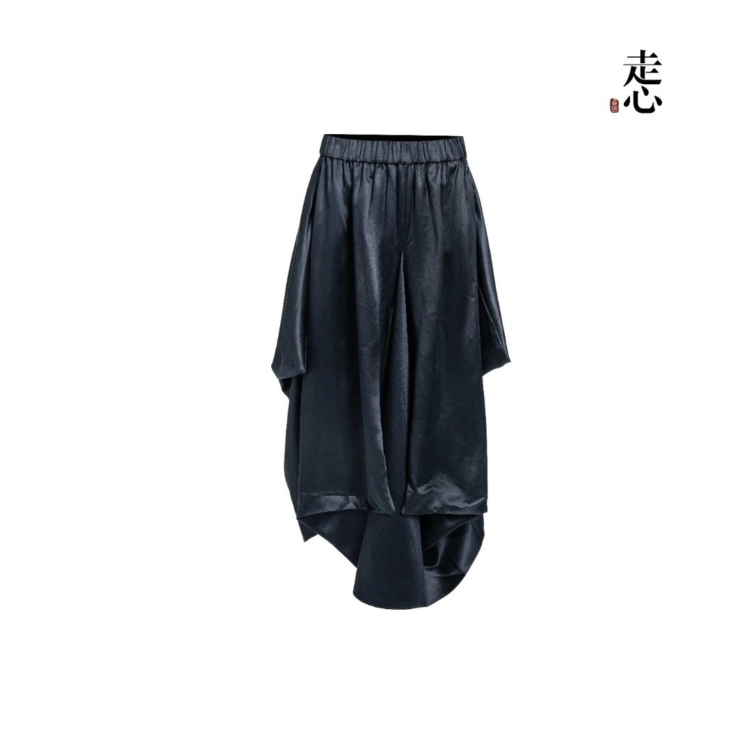 【香云走心】极夜蓝色裙子24Z25114099