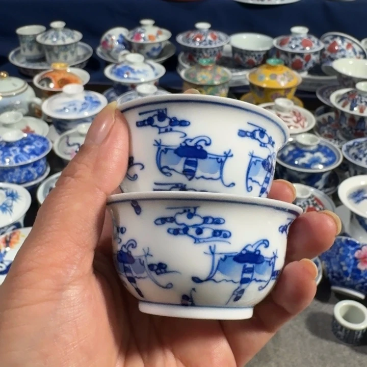 景德镇手工手绘杯