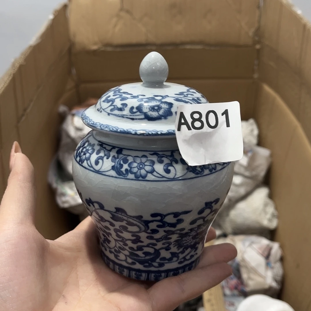 瓷片茶摆件工艺品摆件666
