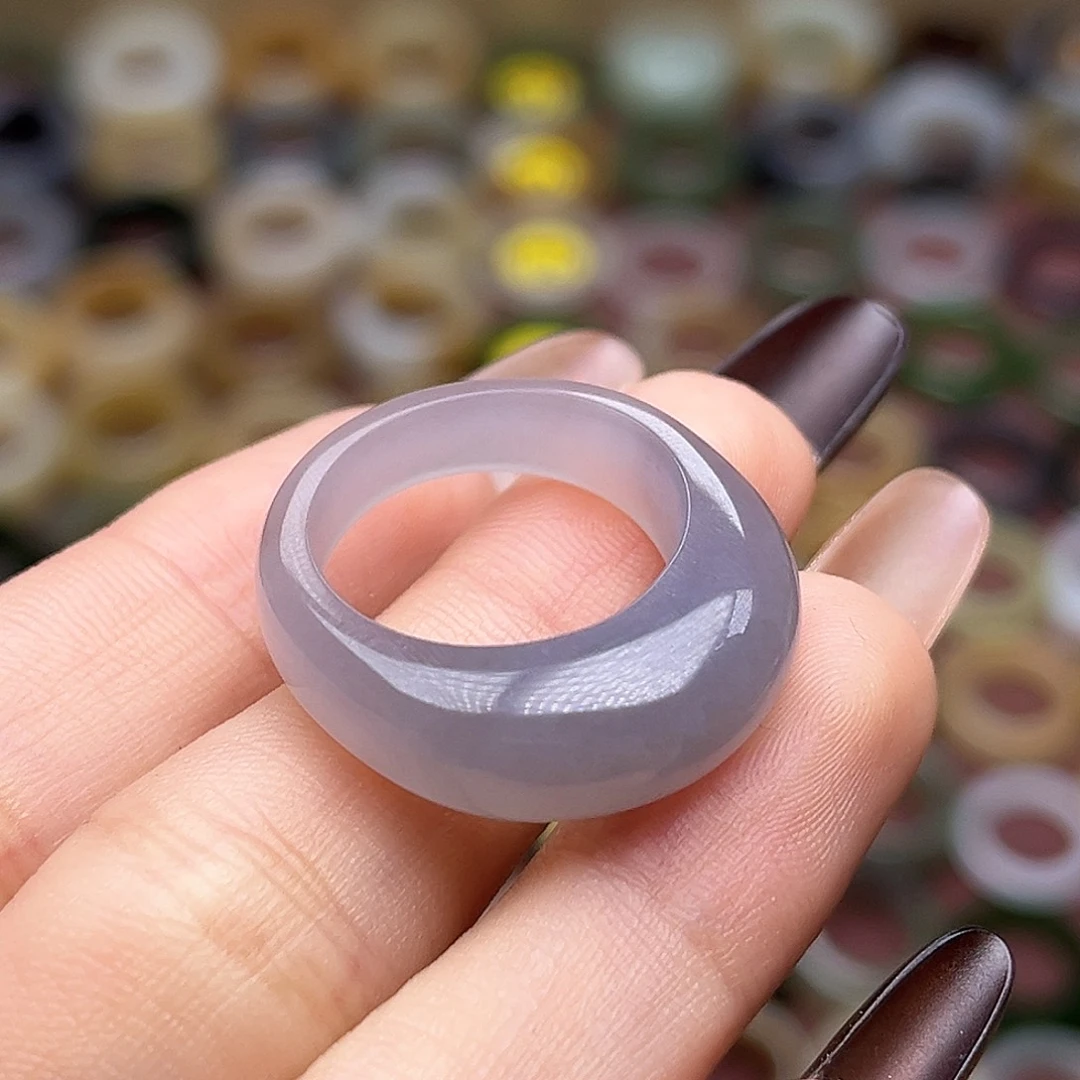 @***子和田玉未镶嵌戒指17.4