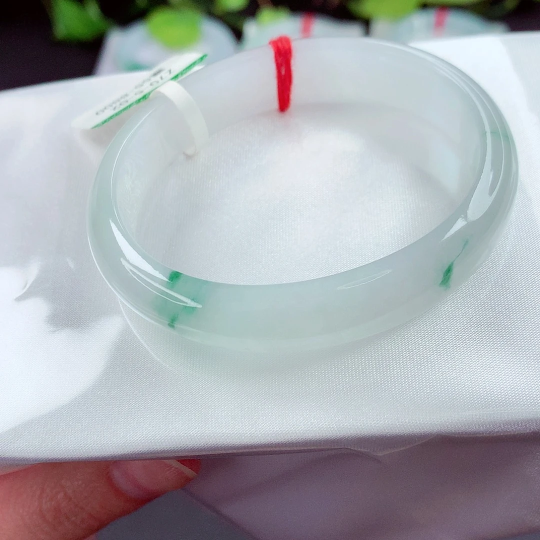 翡翠未镶嵌手镯缅甸天然a货翡翠手镯