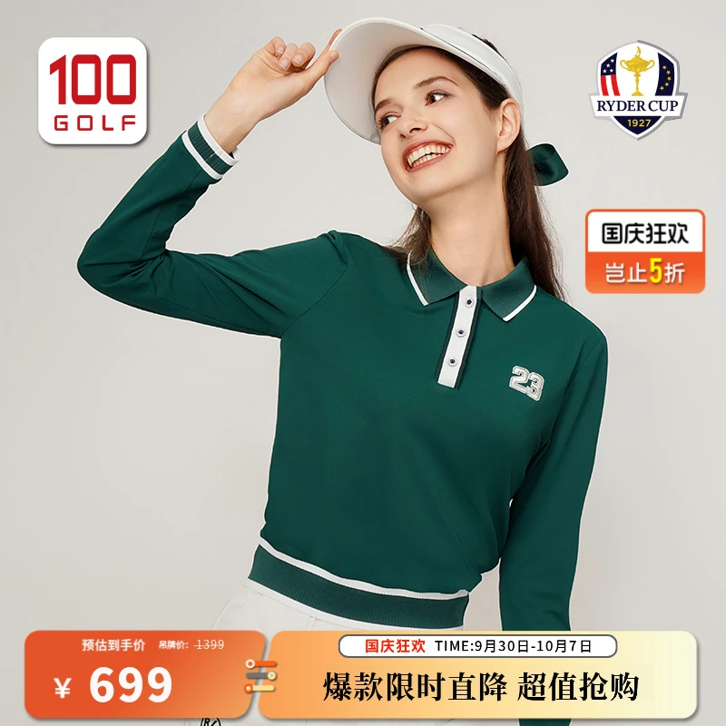 RyderCup莱德杯高尔夫女秋季运动潮范翻领Polo衫RF232PC160
