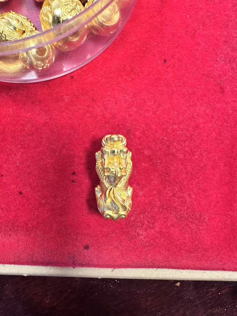 2.13克足金999貔貅转运珠