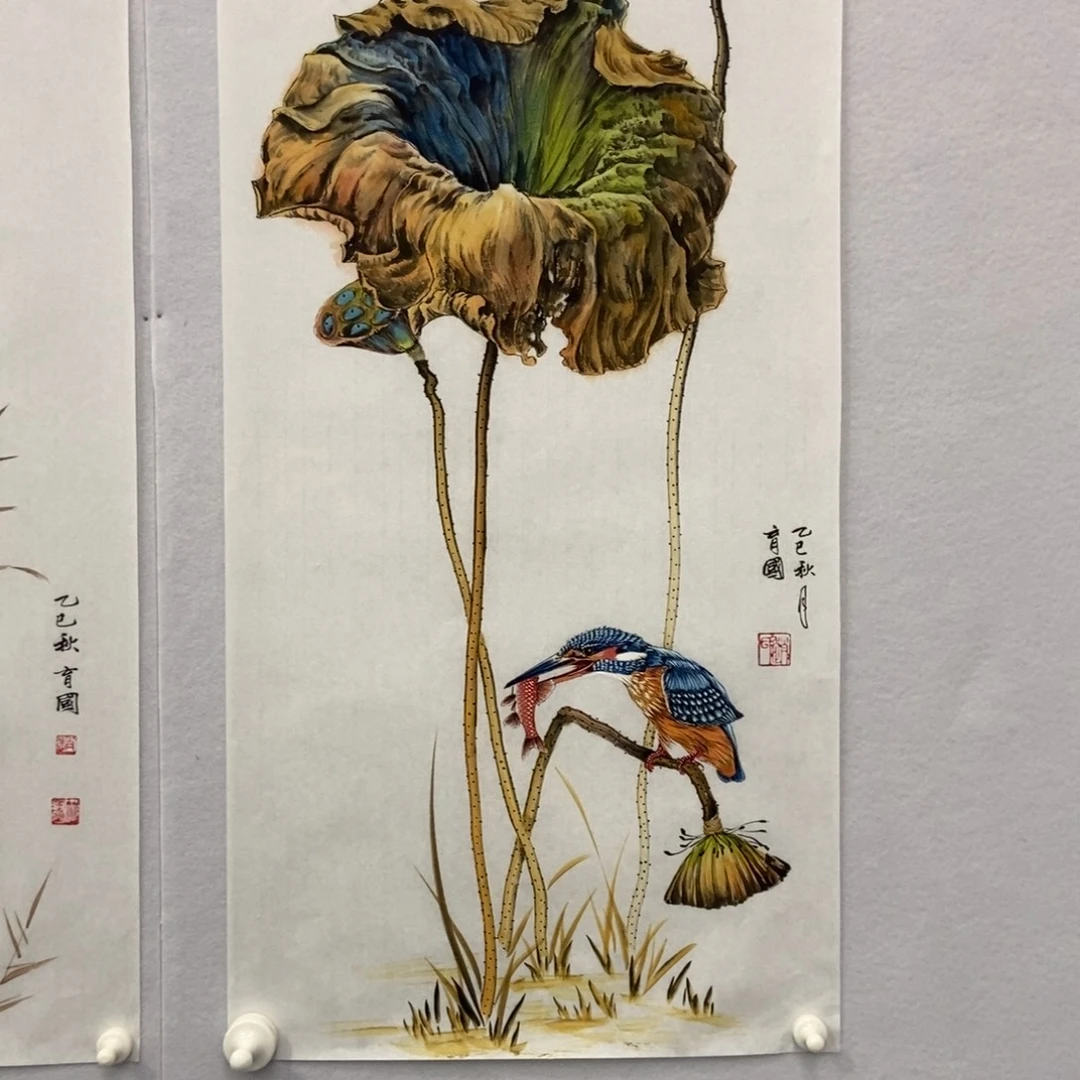 张***忠国画墨鱼精品墨鱼精品