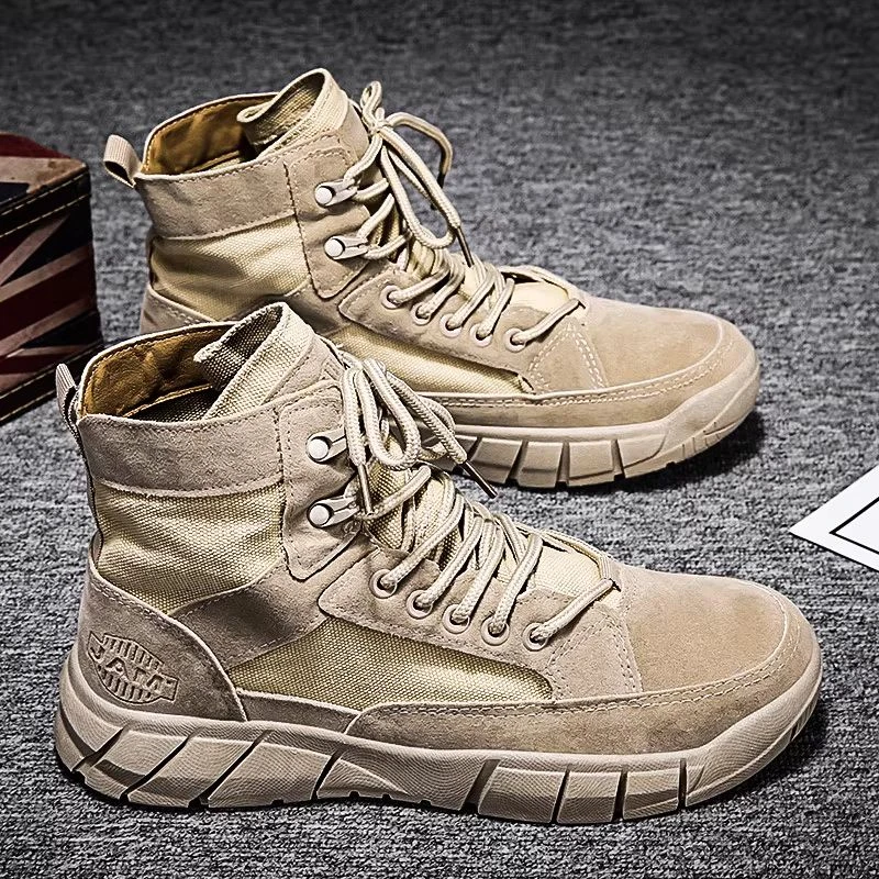 啄木鸟潮流【清仓促销】马丁靴男款夏季冬季户外登山沙漠作战高帮靴