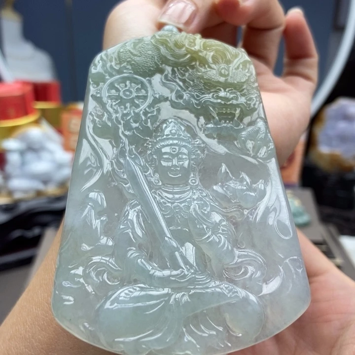 翡翠未镶嵌颈饰吊坠47