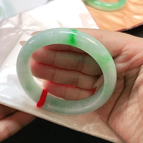 未镶嵌手镯翡翠2542