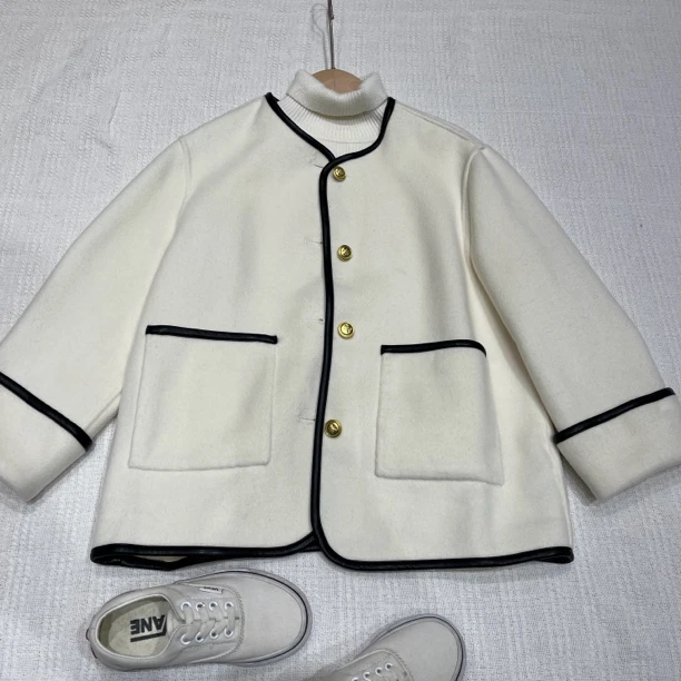 20652/20625高端童装尚尚时尚百搭秋冬新品双面呢外套C6-3-4