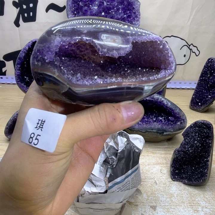 未镶嵌珠宝半成品紫晶