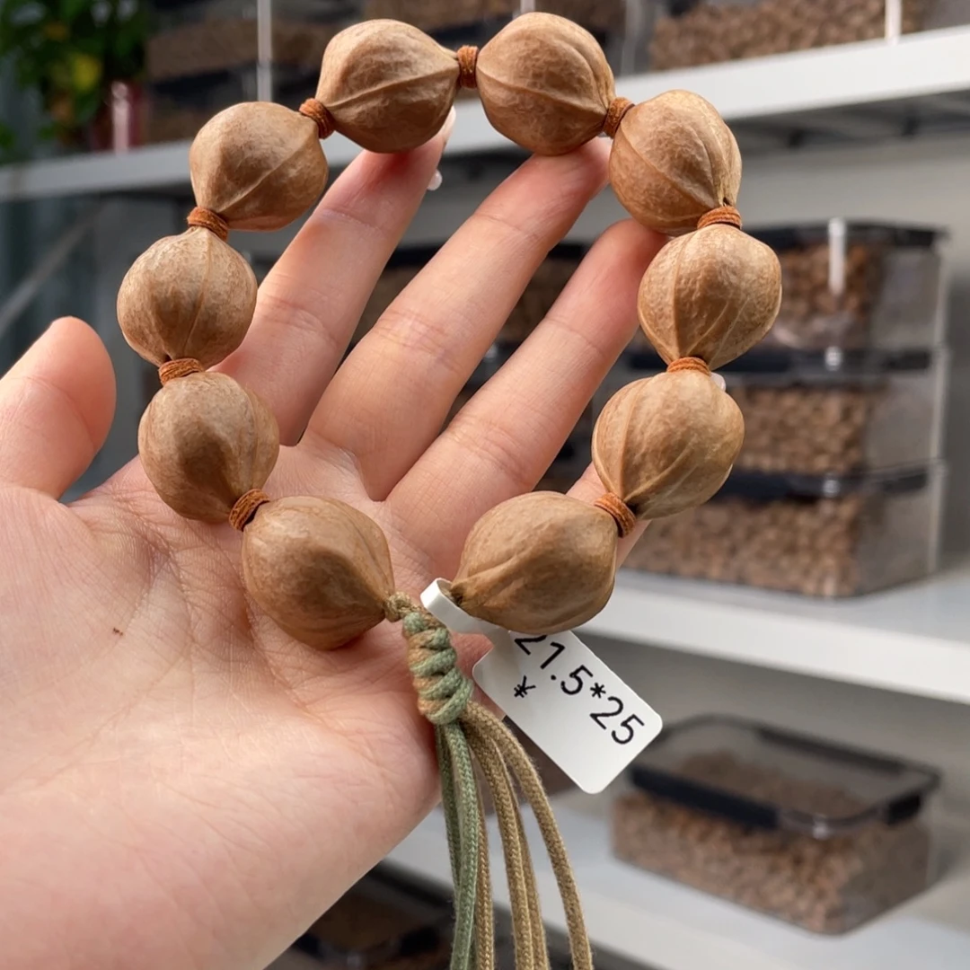 旧***城手串/手链橄榄核21.5 25梅林铁核