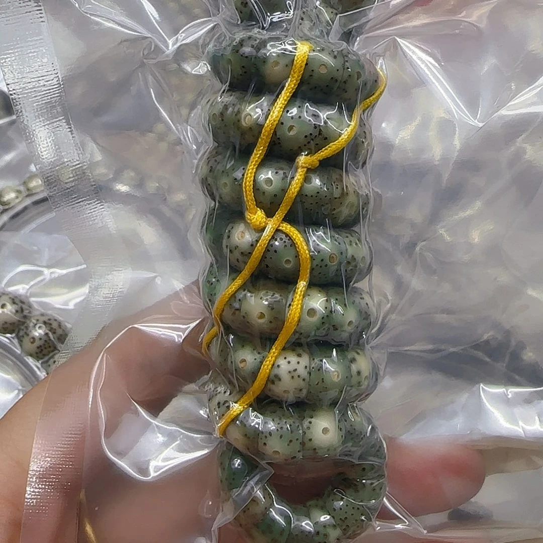 星月菩提手串101哈哈绿星月菩提9大肠108