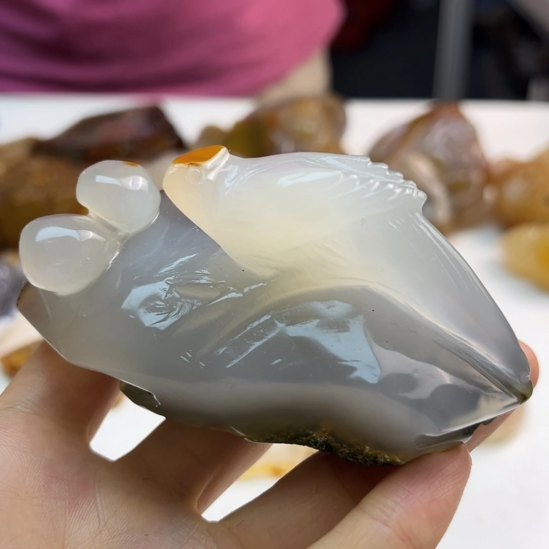 玛瑙/玉髓未镶嵌颈饰