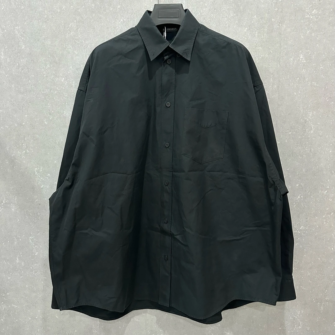 99新 Balenciaga/巴黎世家 背后logo字母衬衫