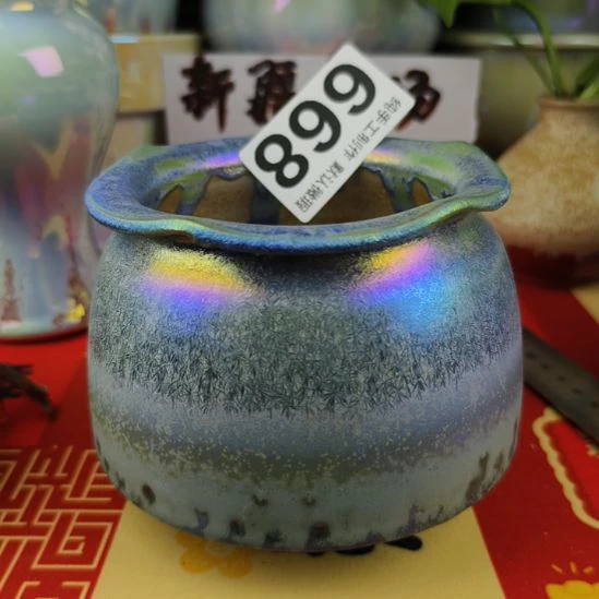 景德镇手工高温陶瓷：内口8.5高10