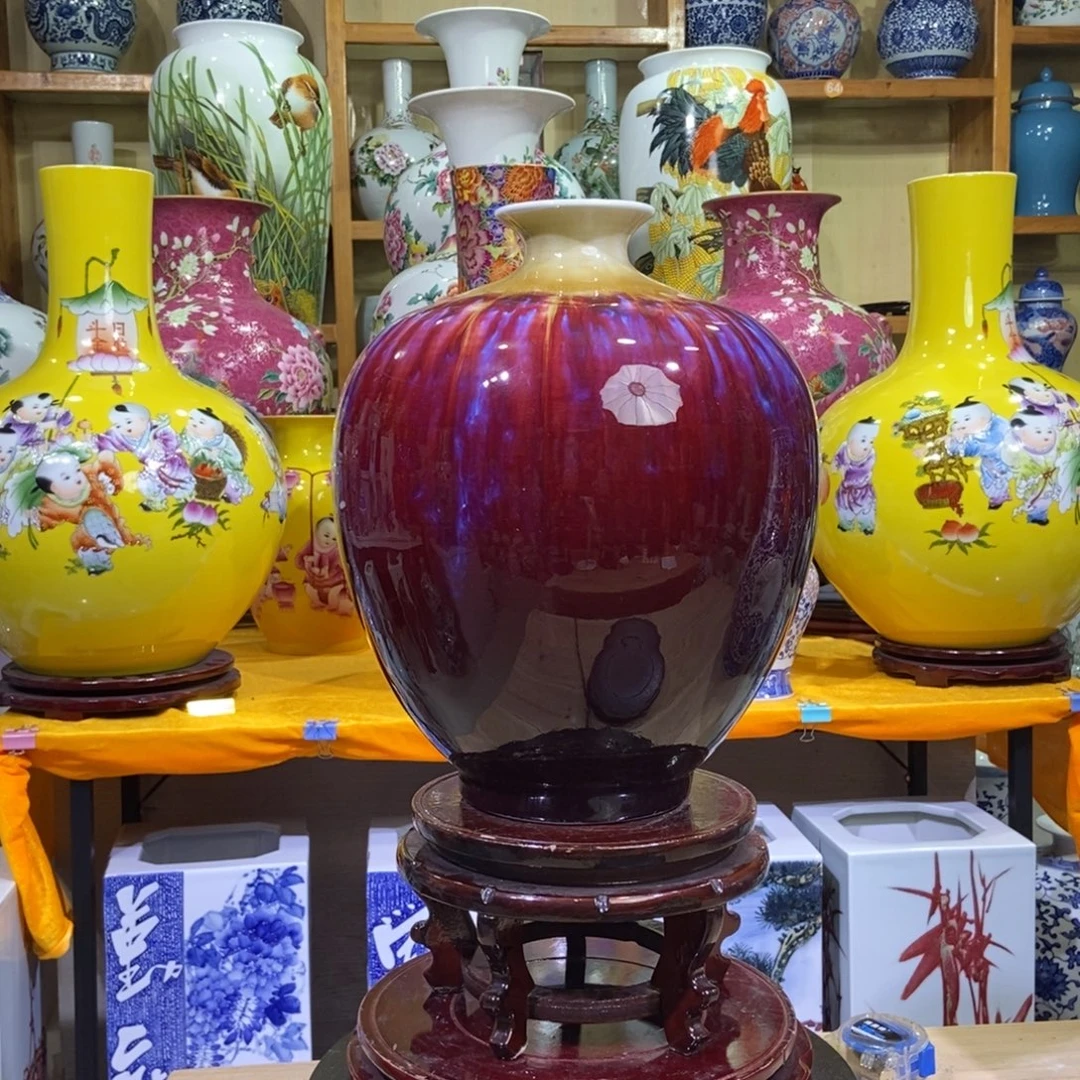 瓶景德镇陶瓷花瓶摆件