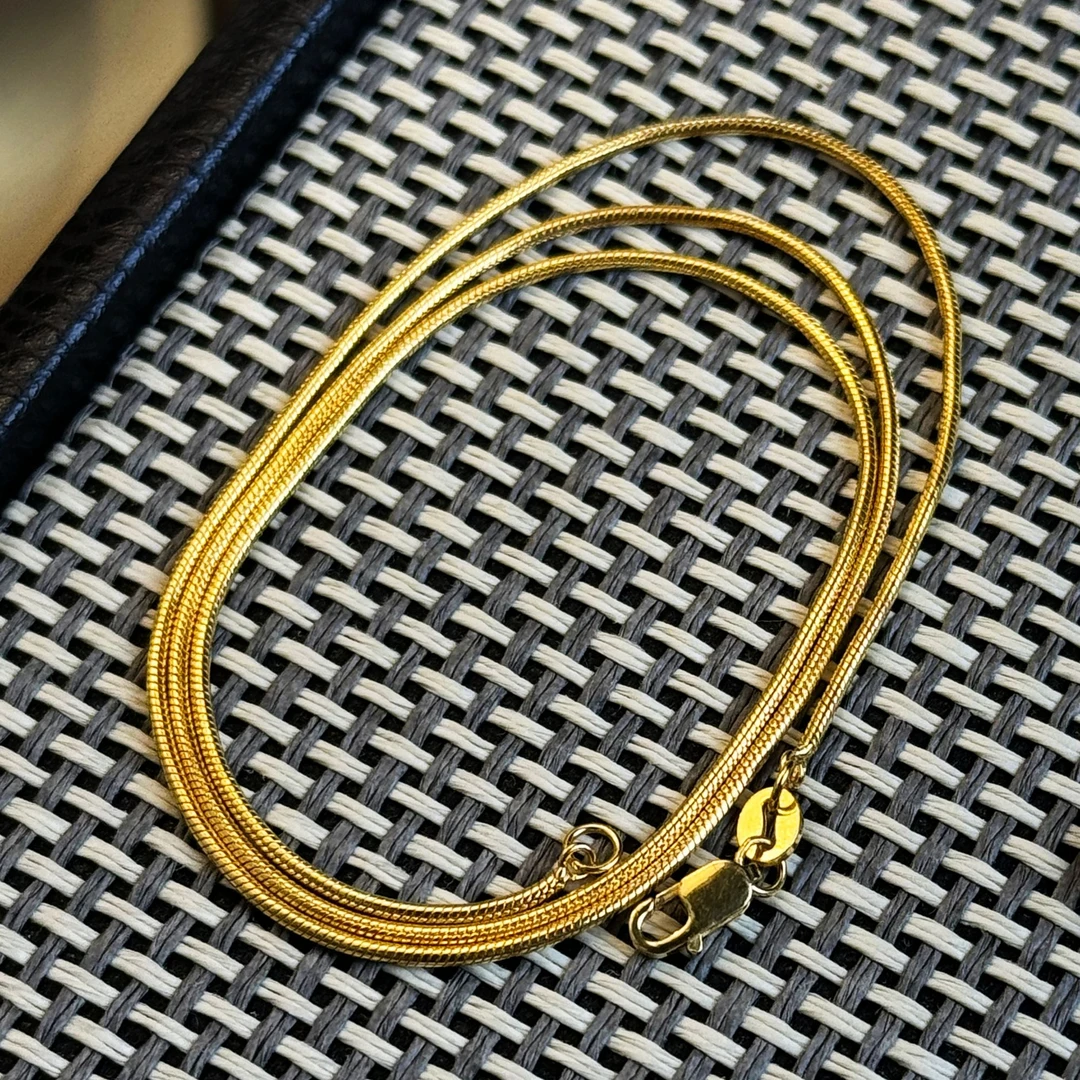 禧樘黄金蛇骨项链