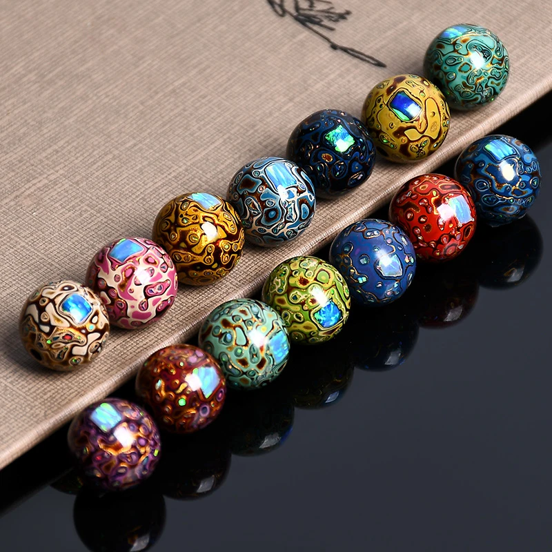 大漆珠千眼大漆12mm文玩配饰漆器手串