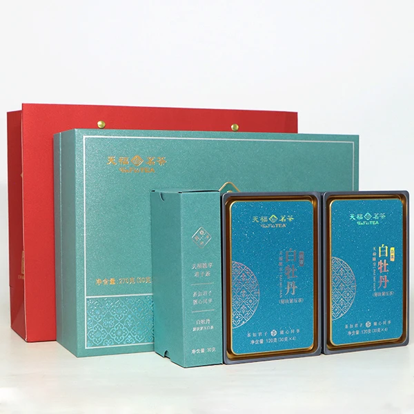 天福随享白牡丹掰块紧压白茶