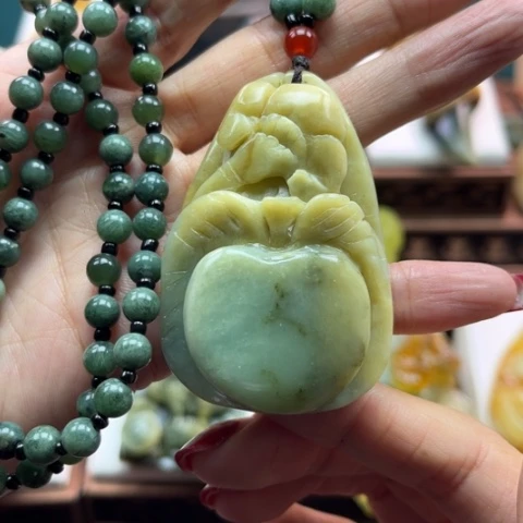 岫玉挂件未镶嵌挂件