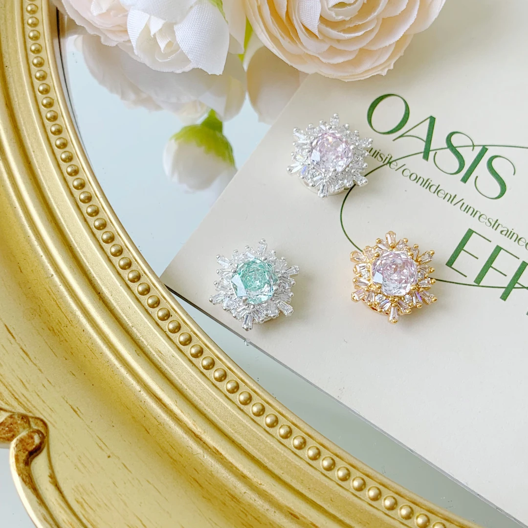 【10.15号】D61-D90配件爪钻铜镀金银高保色DIY饰品配饰配件DIY