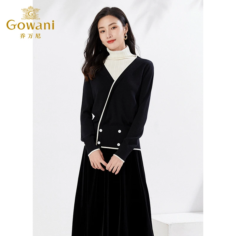 【100%绵羊毛】乔万尼商场同款针织衫亲肤软糯保暖EI4M627