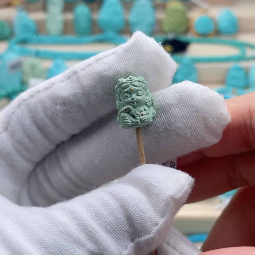 绿松石珠宝奇石未镶嵌