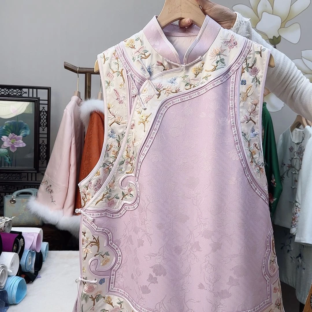 刺绣22号马甲胸围106