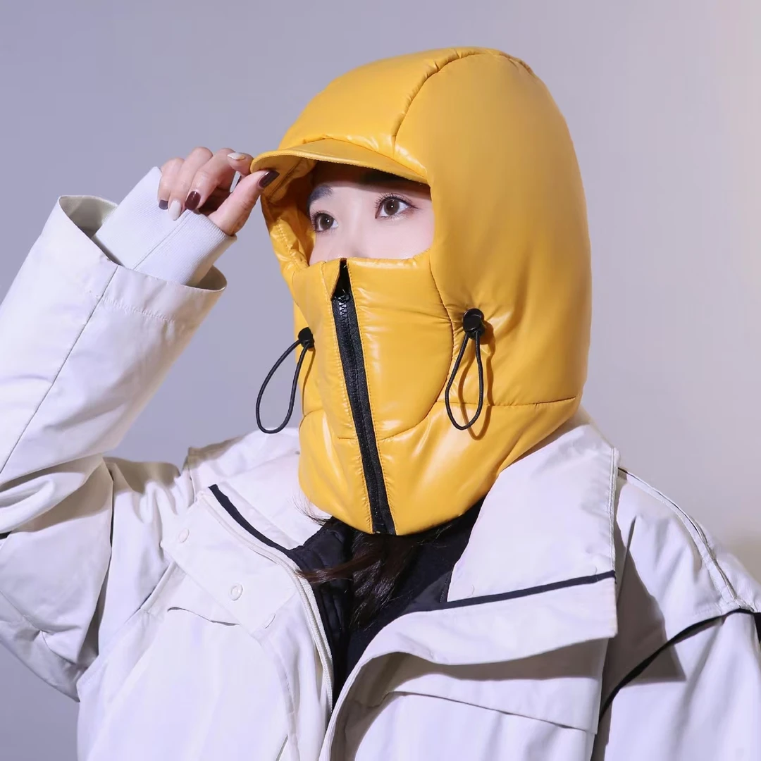 防风雷锋帽冬天户外骑车保暖防寒加厚棉帽D