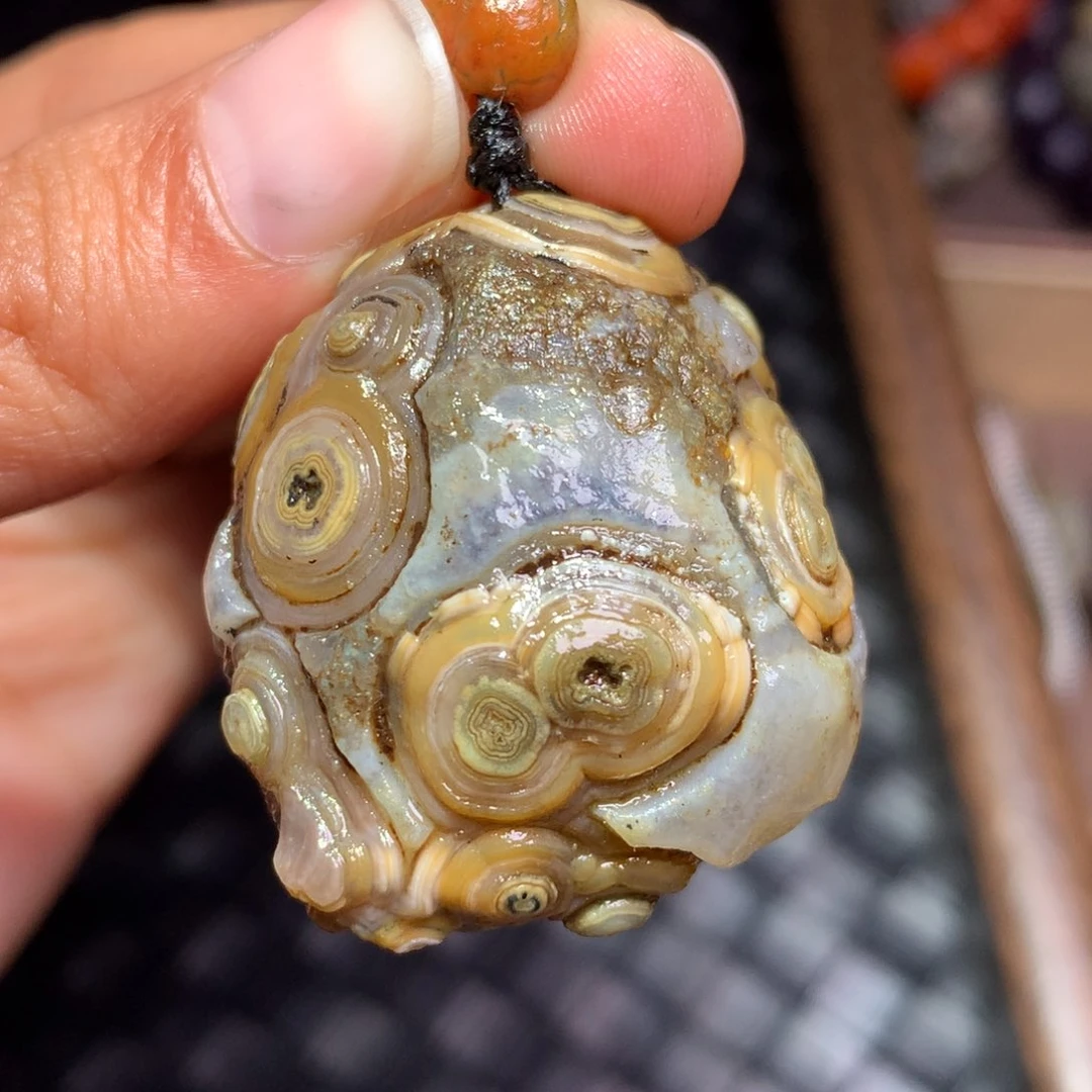 未镶嵌玛瑙/玉髓珠宝半成品