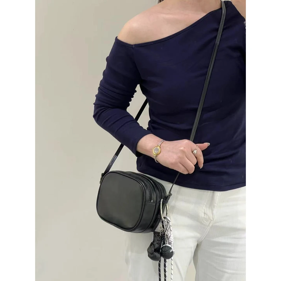 9029黑色 新款时尚通勤真皮女包