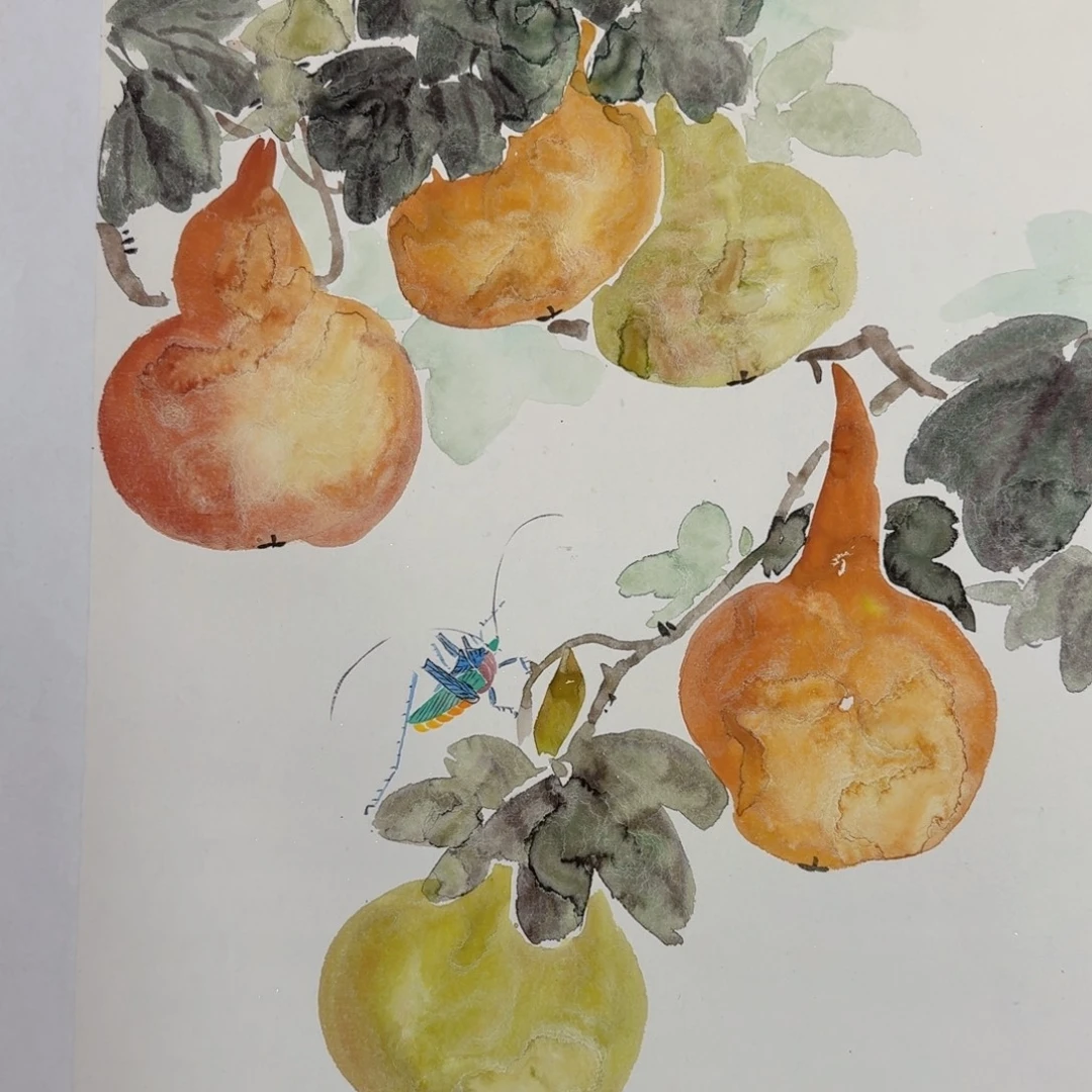 国画国画作品山水花鸟纯手绘