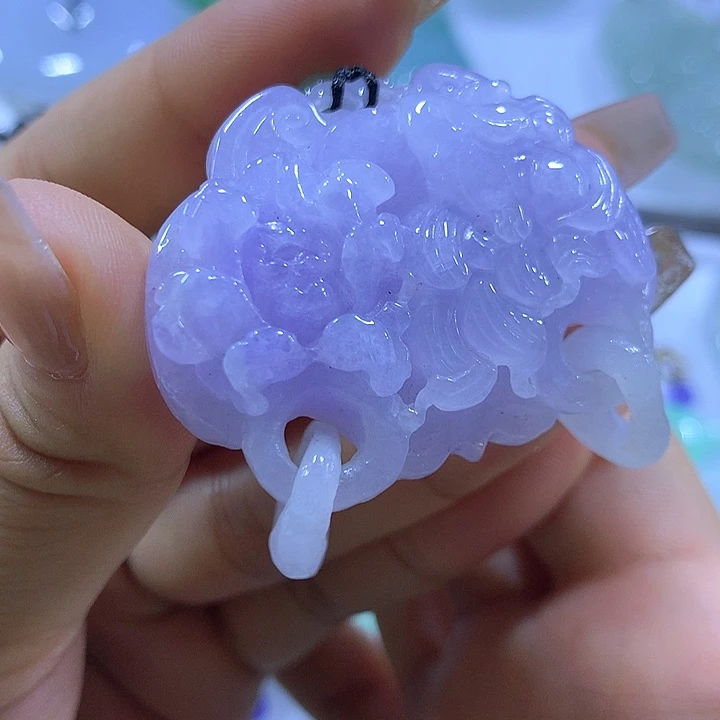 翡翠未镶嵌颈饰天然翡翠A货吊坠