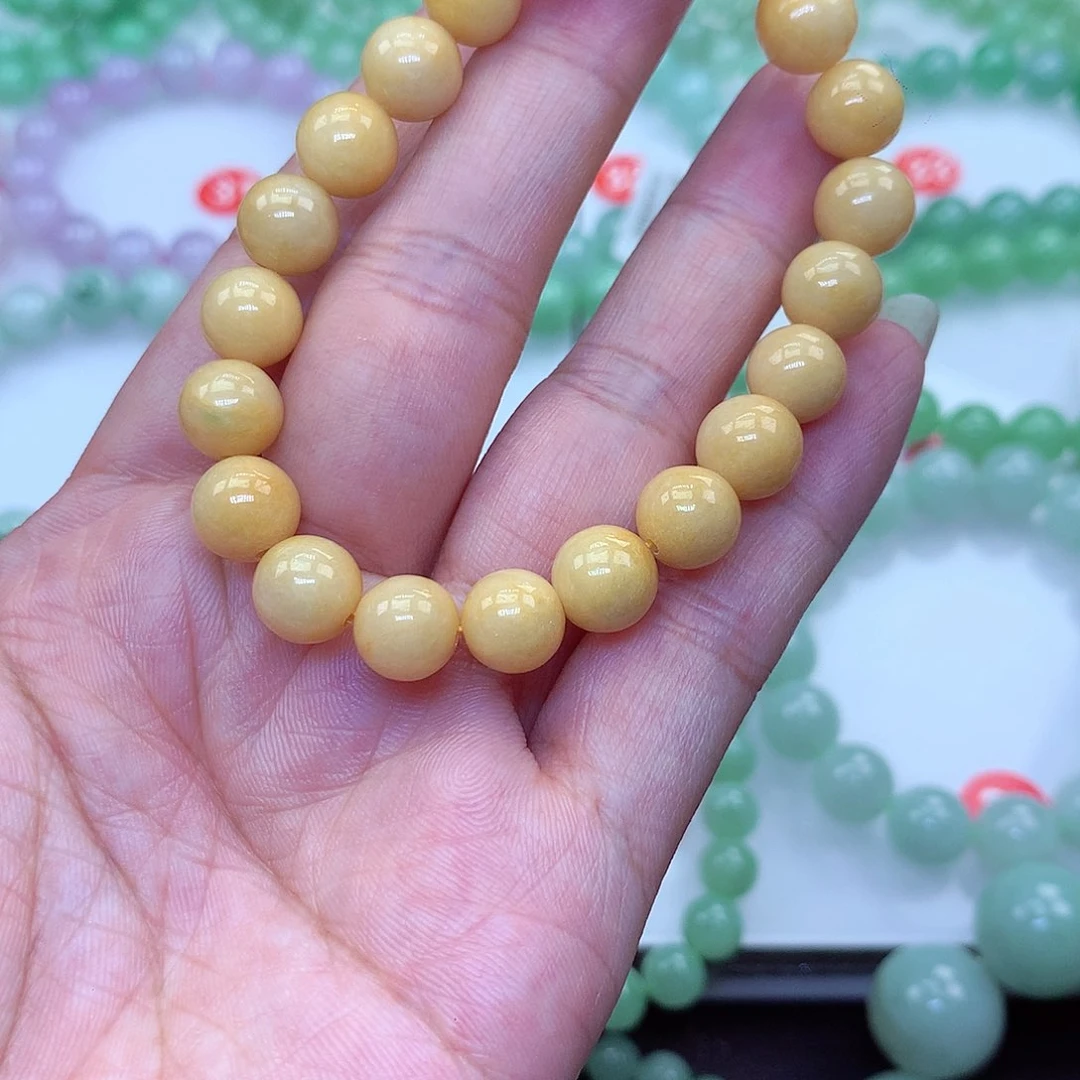 翡翠未镶嵌毛衣链2