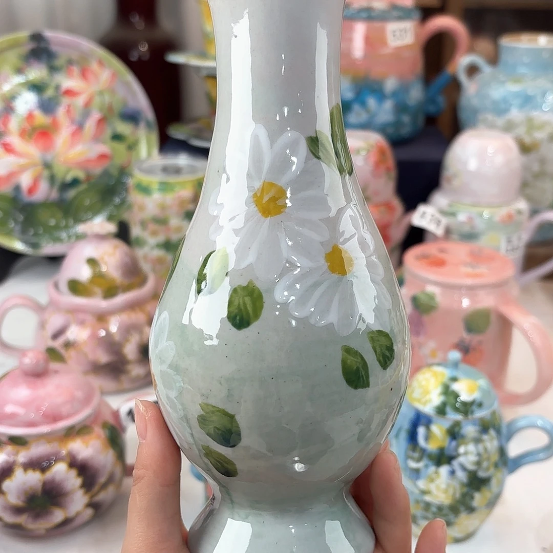 景德镇手绘高温釉下彩陶瓷茶具