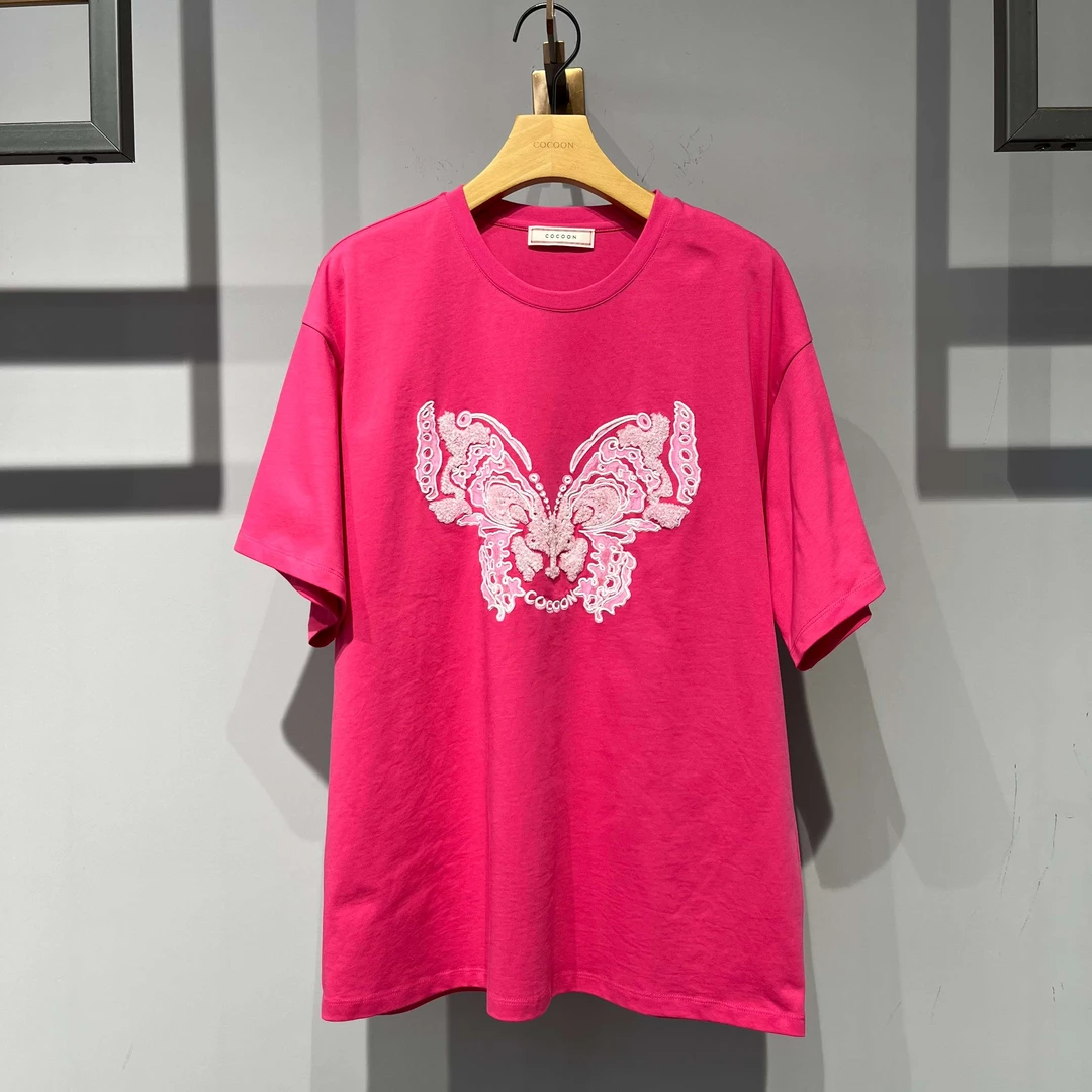 COCOON 可可尼 短袖印花T恤25年夏25205BC032386——1399