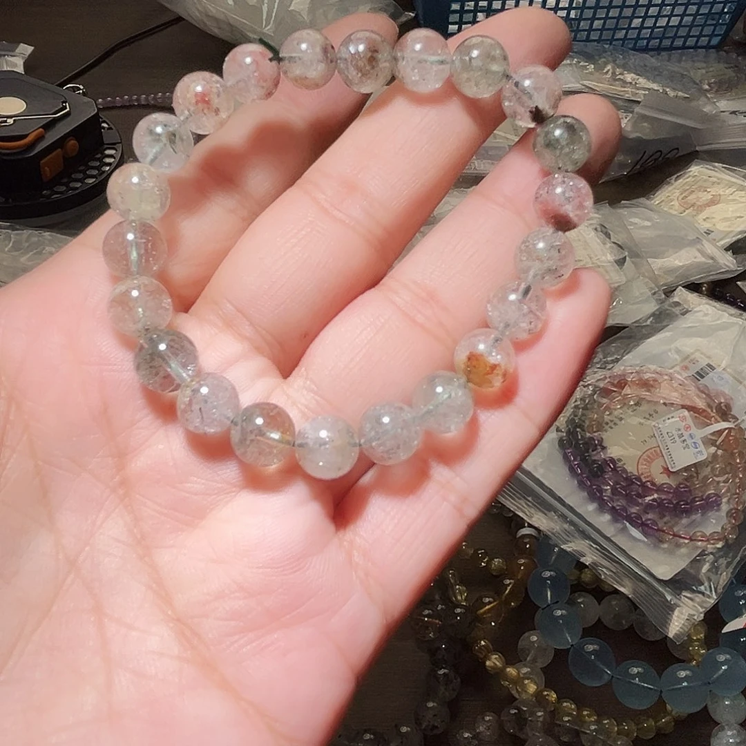 水晶手链未镶嵌四季幽灵8毫米