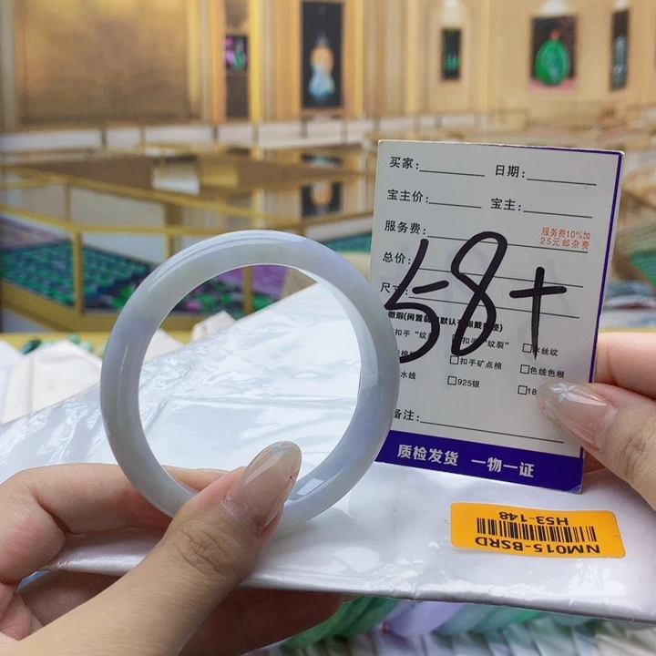 翡翠未镶嵌手镯00009……