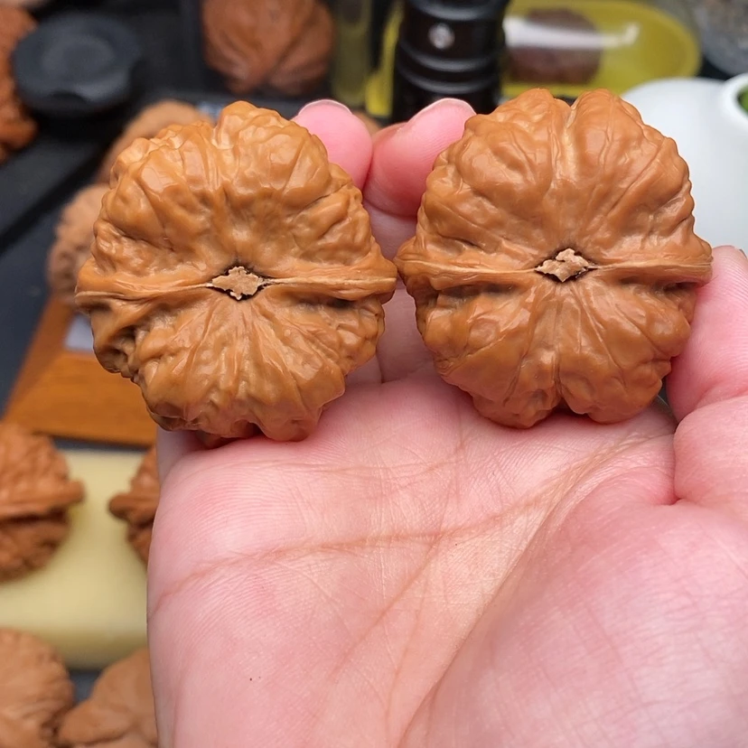 【闪购商品】文玩核桃把件吉****津蛤蟆头全品41