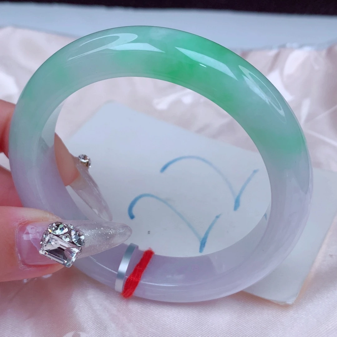 翡翠手镯未镶嵌天然缅甸翡翠A货手镯