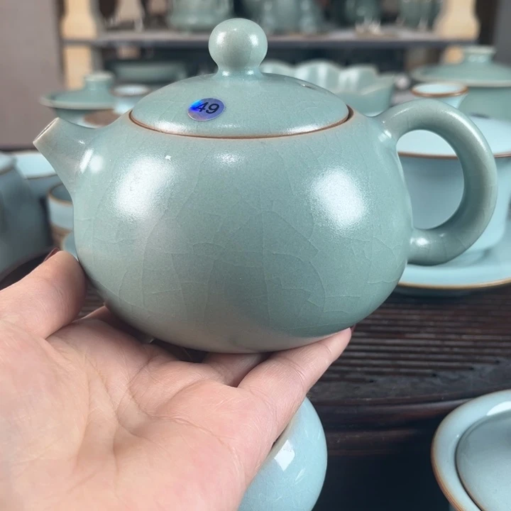 纯手工原矿汝瓷玛瑙入釉