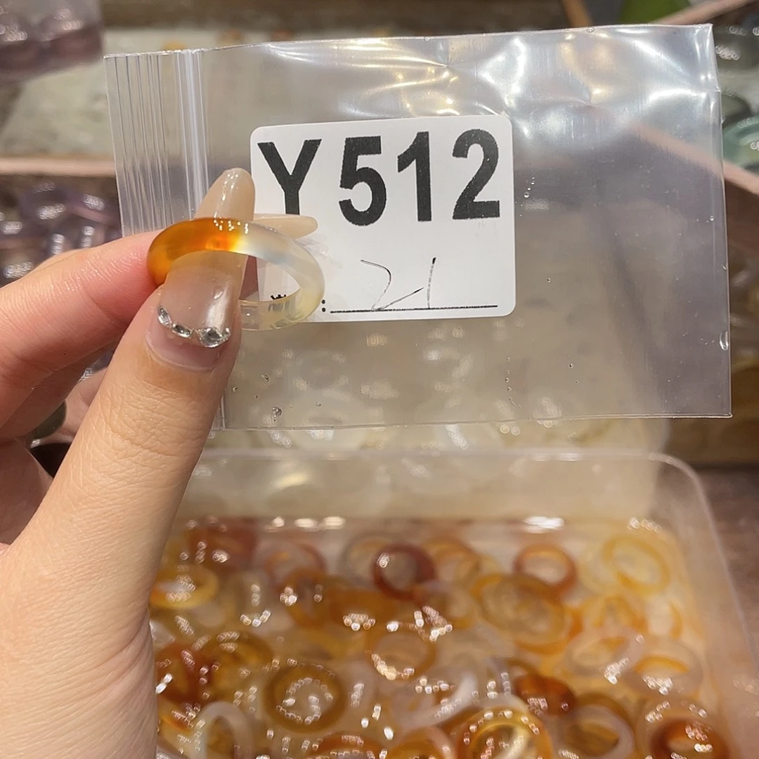 玛瑙/玉髓未镶嵌戒指512