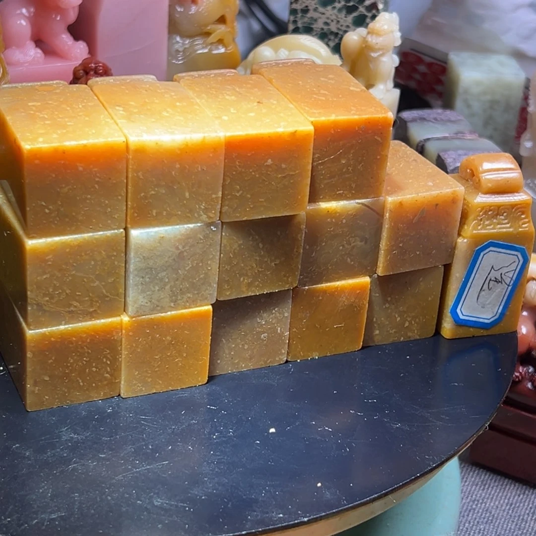 老挝石老挝北部田黄印章