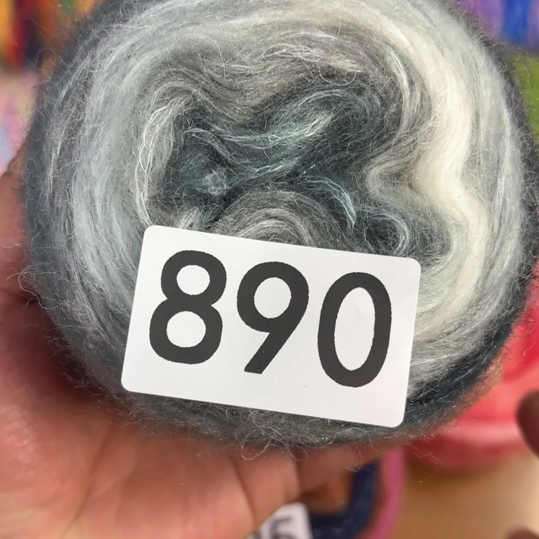 织绣890号马海毛一坨1两