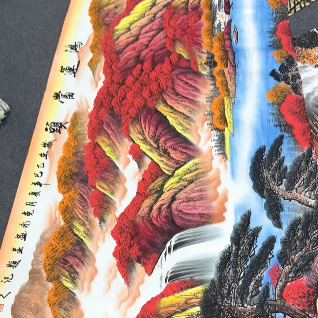 上***裱国画国画作品老师手绘