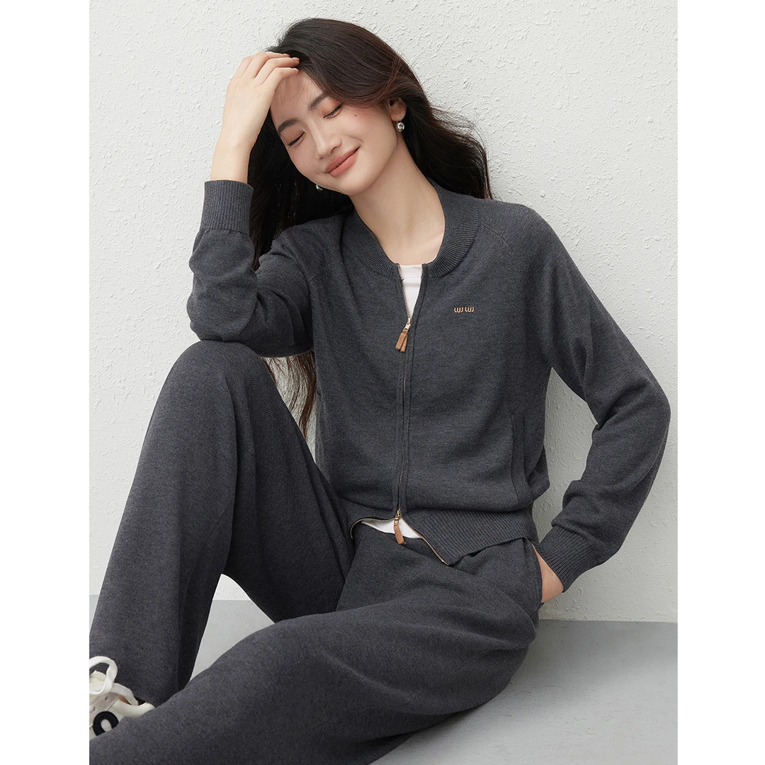 7063【女乔专享】朗文斯汀法式优雅miu系穿搭针织衫DTYZ5308B07063