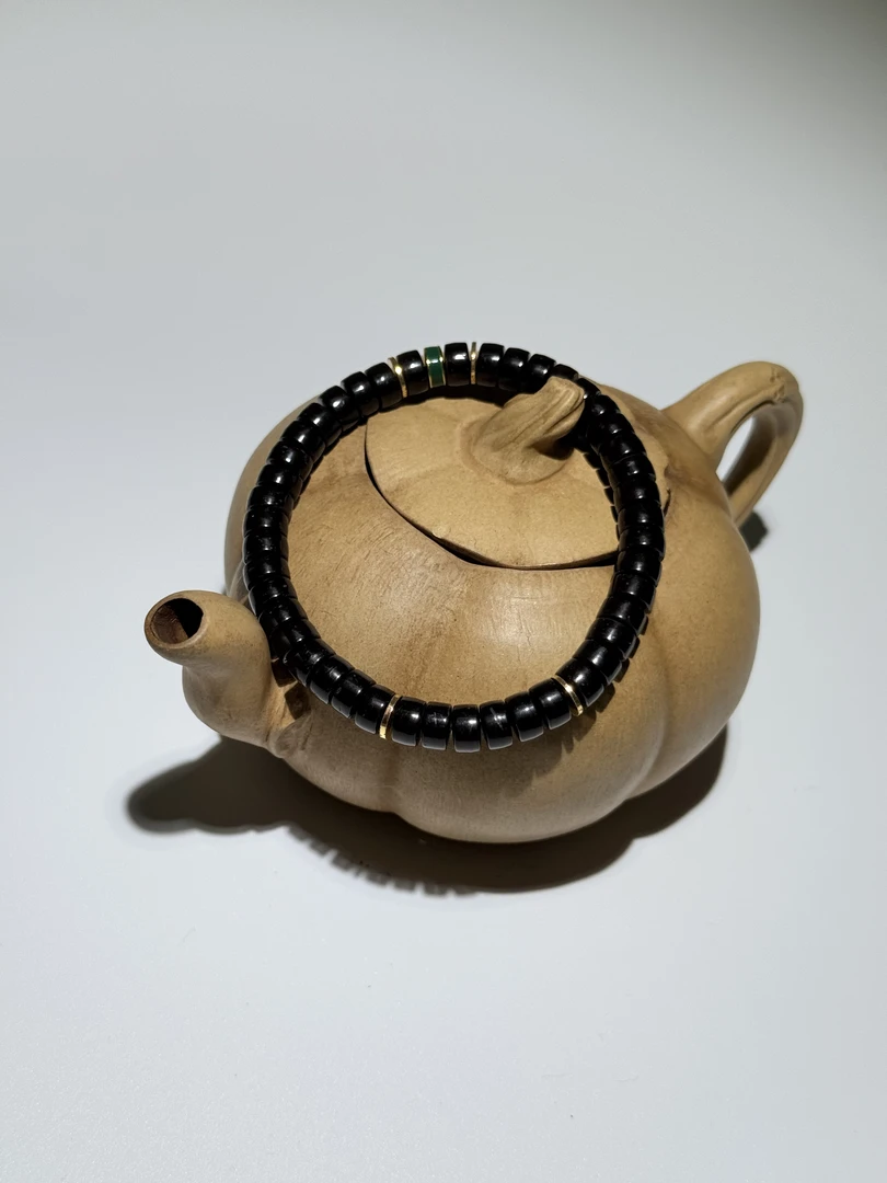 兜里藏-【福缘·椰蒂】7mm精工直切椰蒂药片叠搭手串