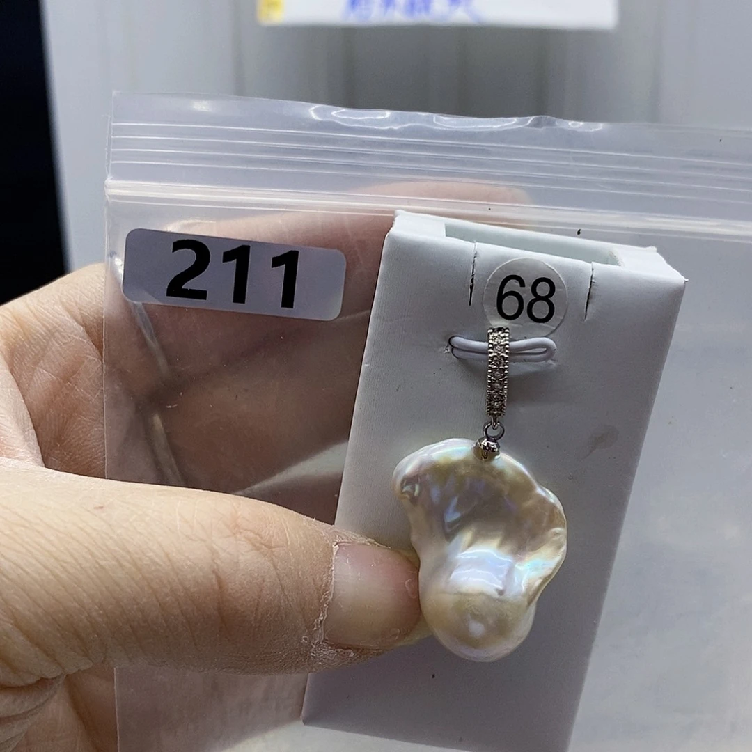 颈饰合金淡水珍珠